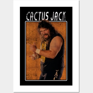 Vintage Wwe Cactus Jack Posters and Art